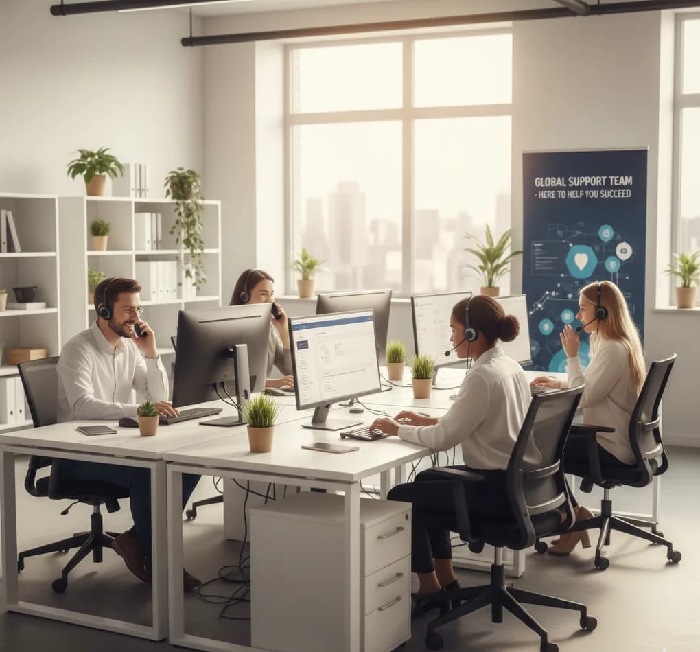 Customer support team