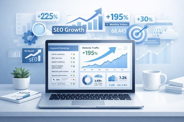 SEO Tracking & Reporting visual