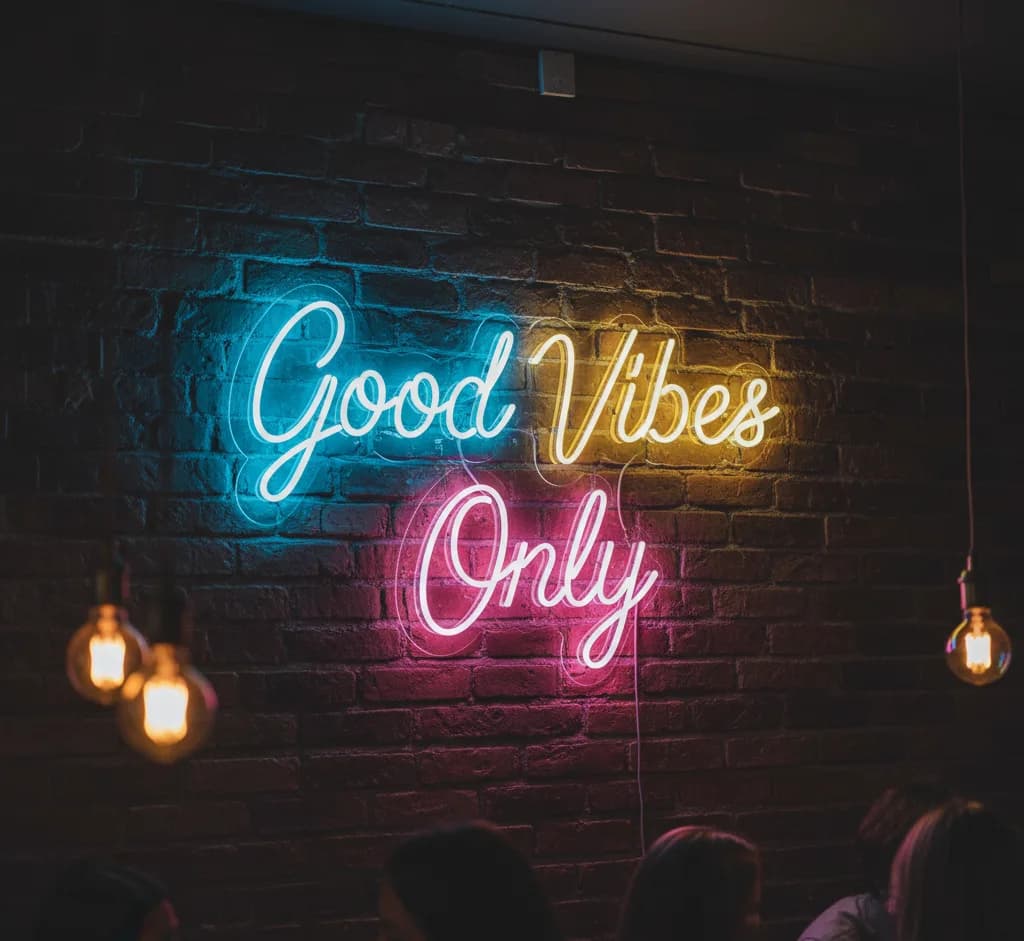 Custom neon signage