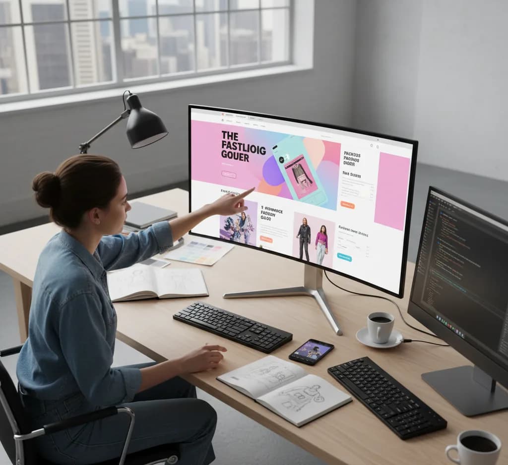 Creative web design showcase